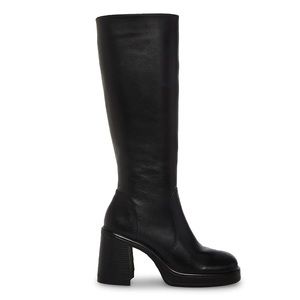 COPY - Steve Madden Fanatik Black Leather Boots Size 7.5